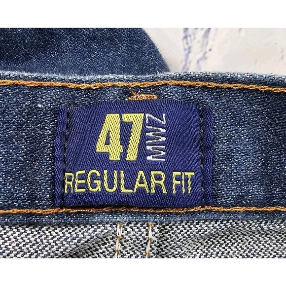 Wrangler Blue Cowboy Country Western Denim Jeans VINTAGE 47MWZPW MENS SIZE 44X30 - Picture 9 of 11